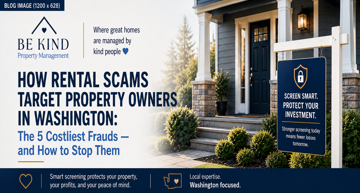How Rental Scams Target Property Owners in Washington: The 5 Costliest Frauds — and How to Stop Them